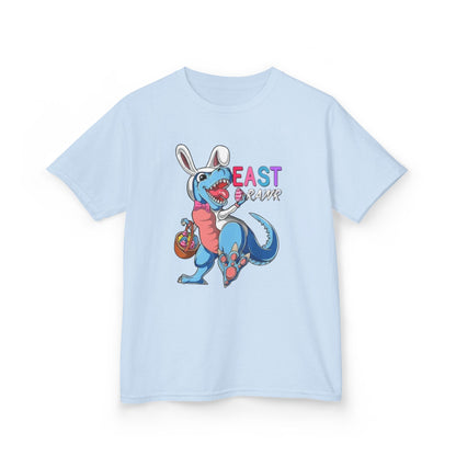 Kids 'Beast of Easter' Dino Bunny T‑Shirt — Cute Easter Dino with Basket