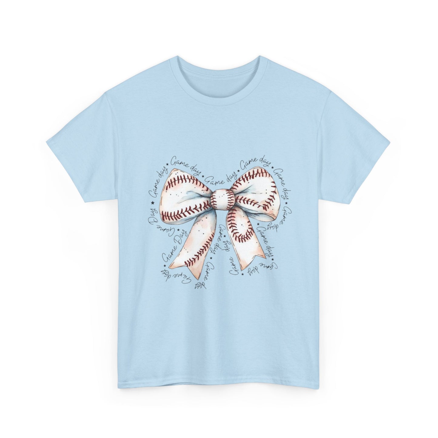 Bow Stitch Tee — Cute Hand-Drawn Ribbon Graphic T-Shirt