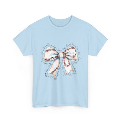 Bow Stitch Tee — Cute Hand-Drawn Ribbon Graphic T-Shirt