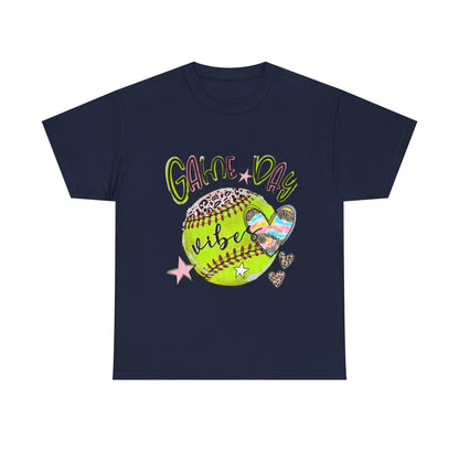 Softball- Game Day- Unisex Heavy Cotton Tee