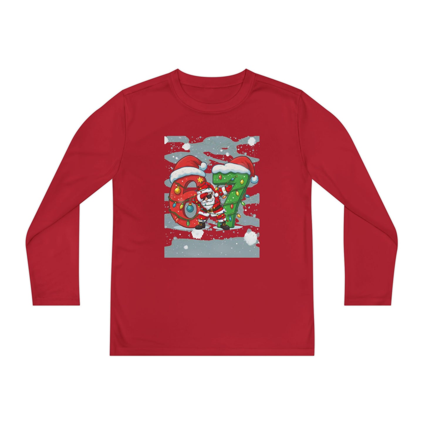 Dabbing Santa- SIX SEVEN 🤲🏼Long Sleeve Tee
