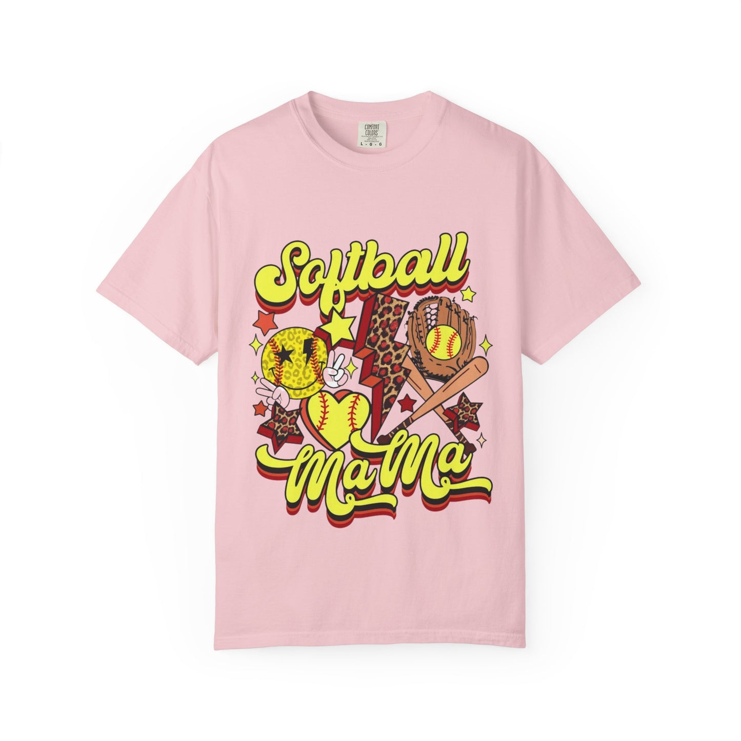 Softball Mama T-Shirt — Retro Softball Mom Graphic Tee