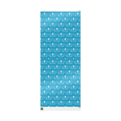 Winter Themed Wrapping Paper for Holidays, Gift Wrap