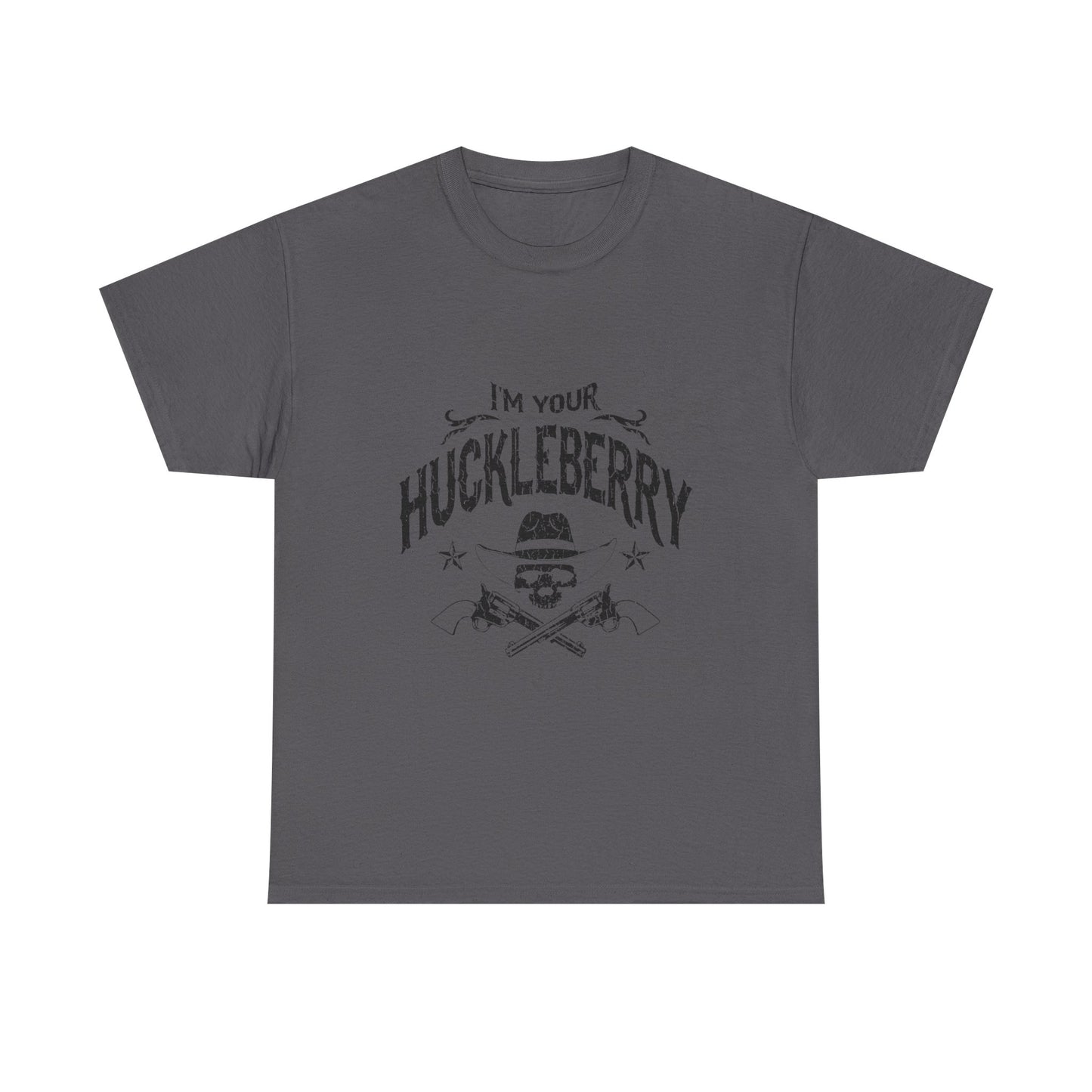 I'm Your Huckleberry T-Shirt — Vintage Western Skull & Pistols Tee