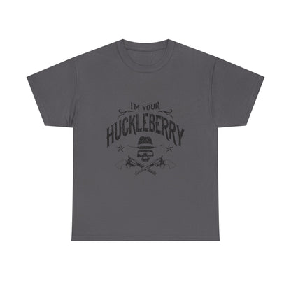 I'm Your Huckleberry T-Shirt — Vintage Western Skull & Pistols Tee