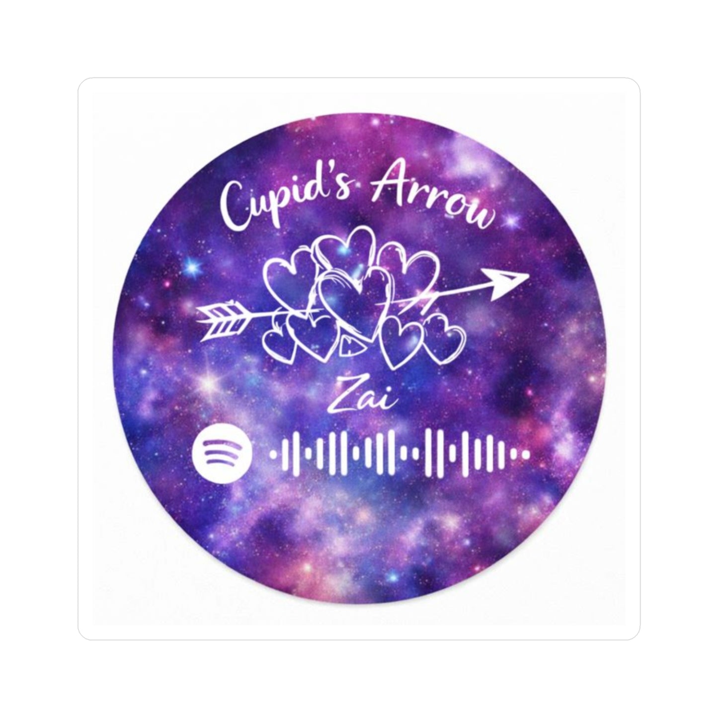 Cupid’s Arrow – Spotify Code Sticker