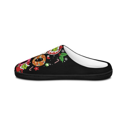 Grinch-Themed Women's Indoor Slippers,