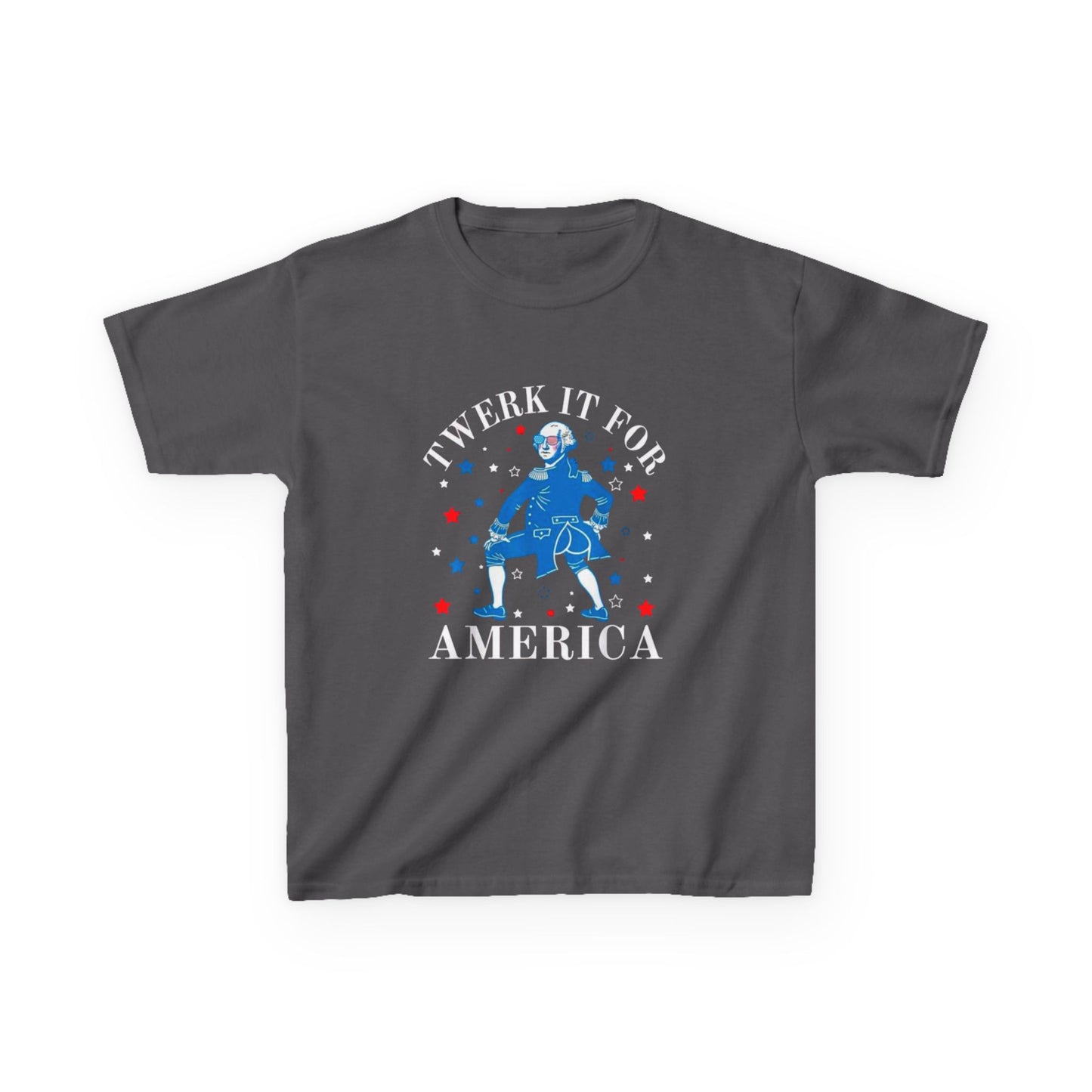 Kids T-Shirt - "Twerk It For America" Patriotic 4th of July Dance Tee