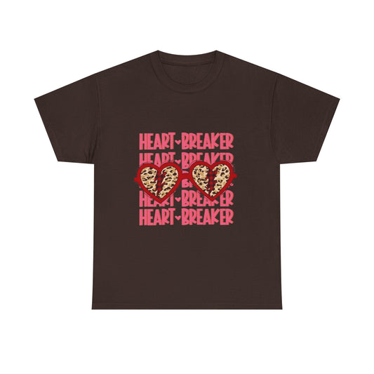 Heartbreaker Leopard Heart Graphic Tee