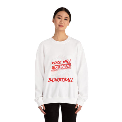 Rock Hill Redmen Basketball Crewneck Sweatshirt