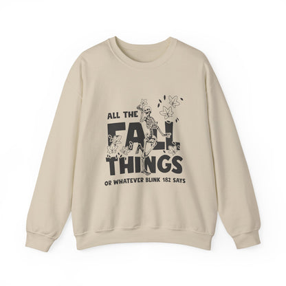 Fall Vibes Crewneck Sweatshirt, ALL THE FALL THINGS.
