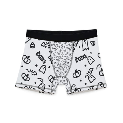 Whimsical Men's Boxers, Comfortable Fun Underwear, Halloween Themed Boxers, Ghost Print Boxers, Gag Gift for Him, Unique Gift Idea