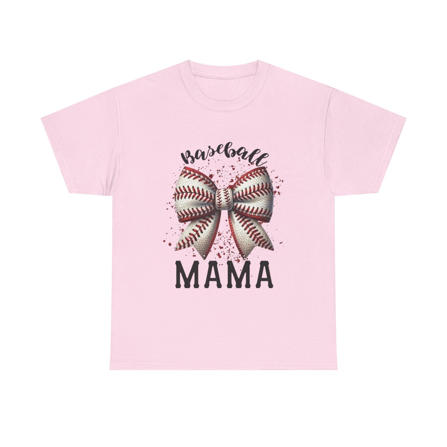 Baseball Mama T-Shirt – Mom Bow Soft Cotton Tee