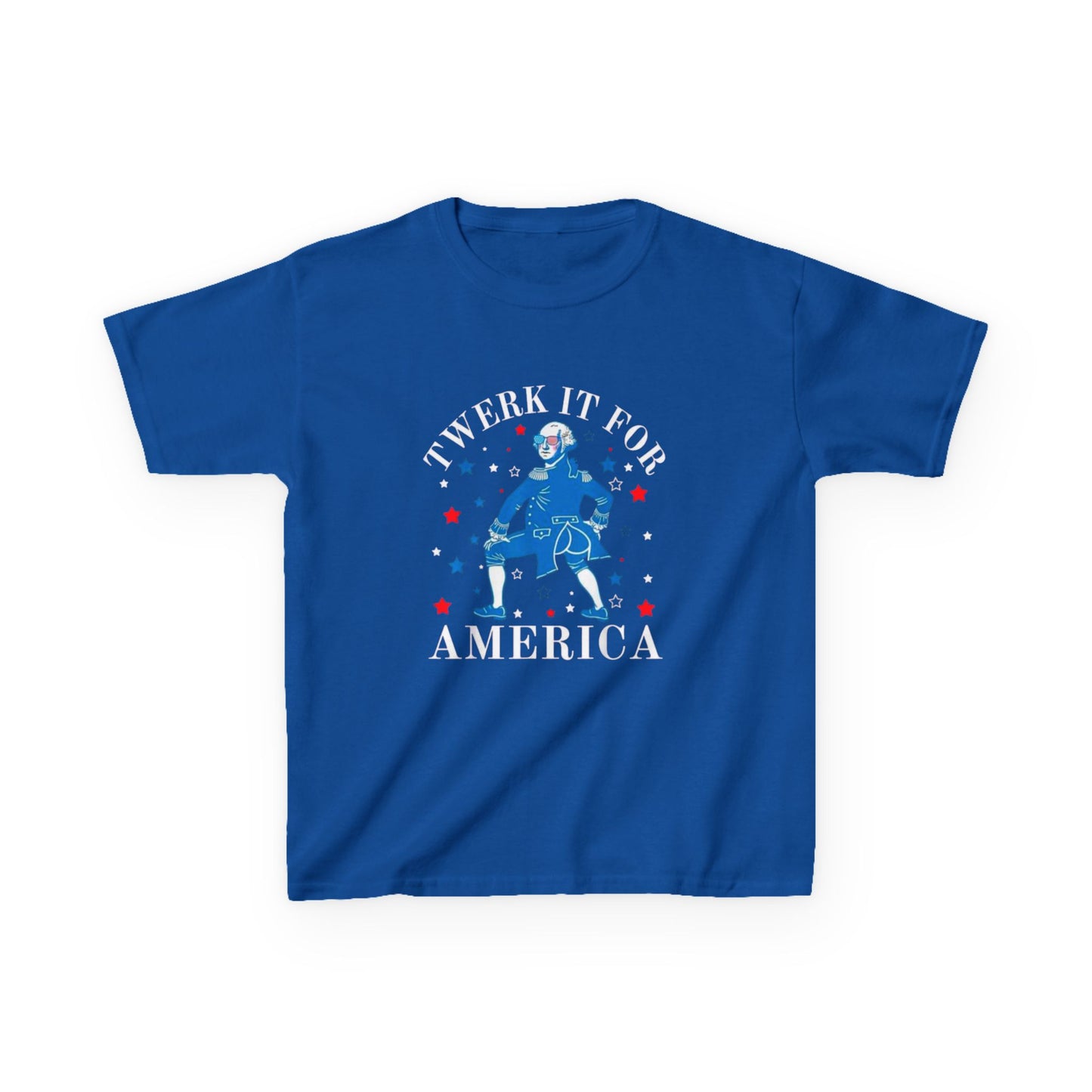 Kids T-Shirt - "Twerk It For America" Patriotic 4th of July Dance Tee