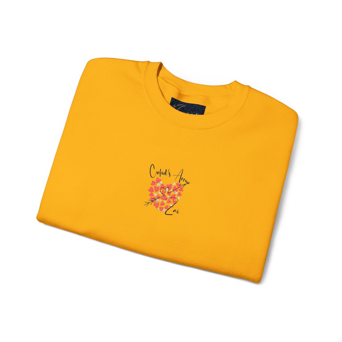 Embroidered Cupid's Arrow Merch-  Crewneck Sweatshirt