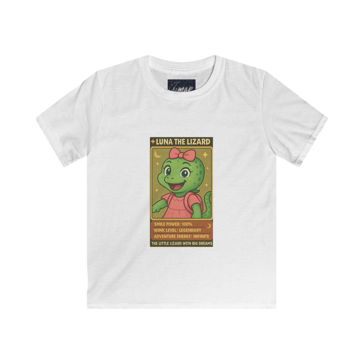 Cute Kids' Luna the Lizard Tee