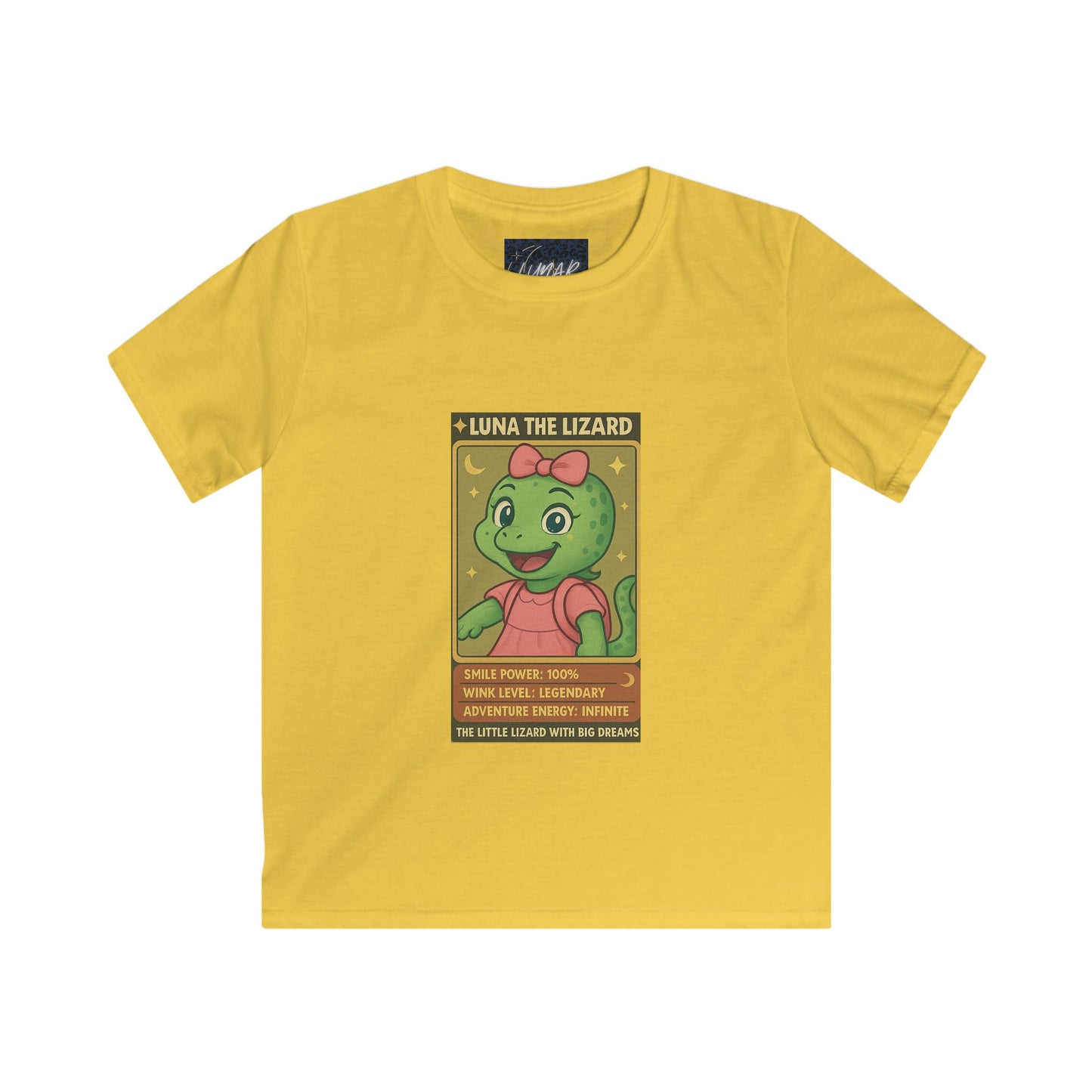 Cute Kids' Luna the Lizard Tee