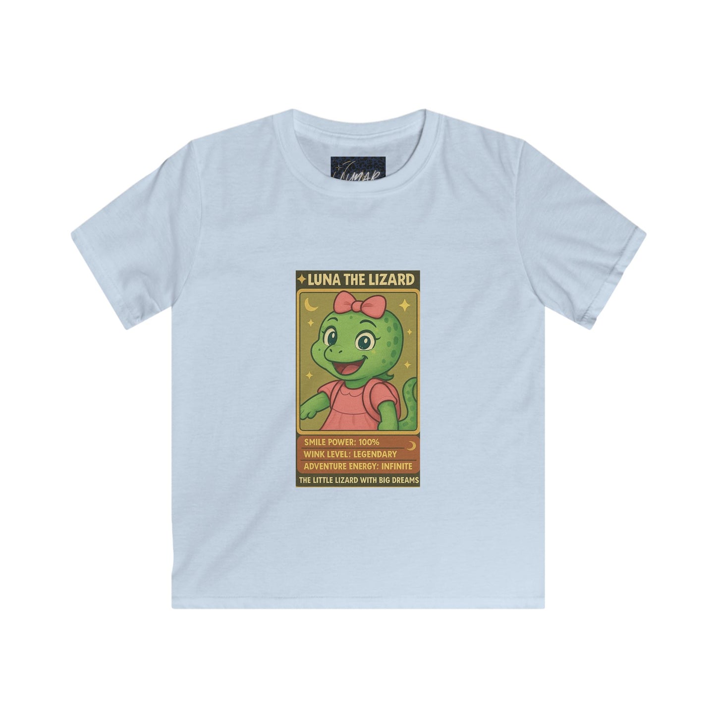 Cute Kids' Luna the Lizard Tee