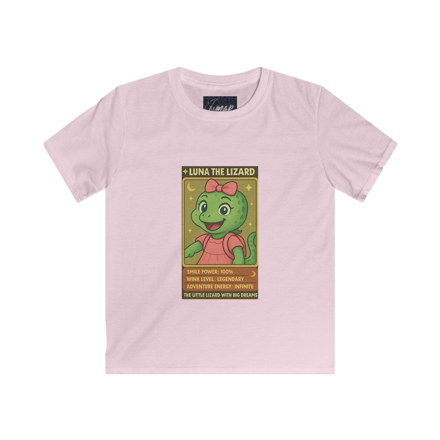 Cute Kids' Luna the Lizard Tee