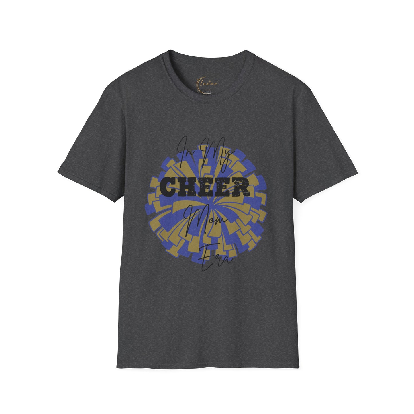 Cheer Mom T-Shirt — "In My Cheer Mom Era" Pom-Pom Graphic Tee