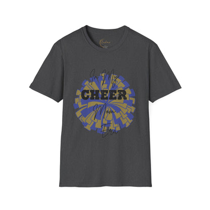 Cheer Mom T-Shirt — "In My Cheer Mom Era" Pom-Pom Graphic Tee