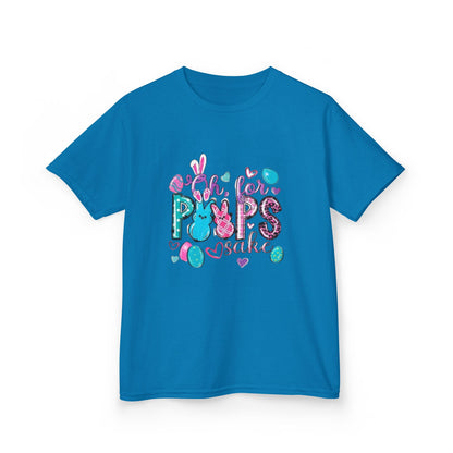 Kids Tee — "Pops" Cute Colorful Bunny Hearts Design (Children’s Graphic T-Shirt)