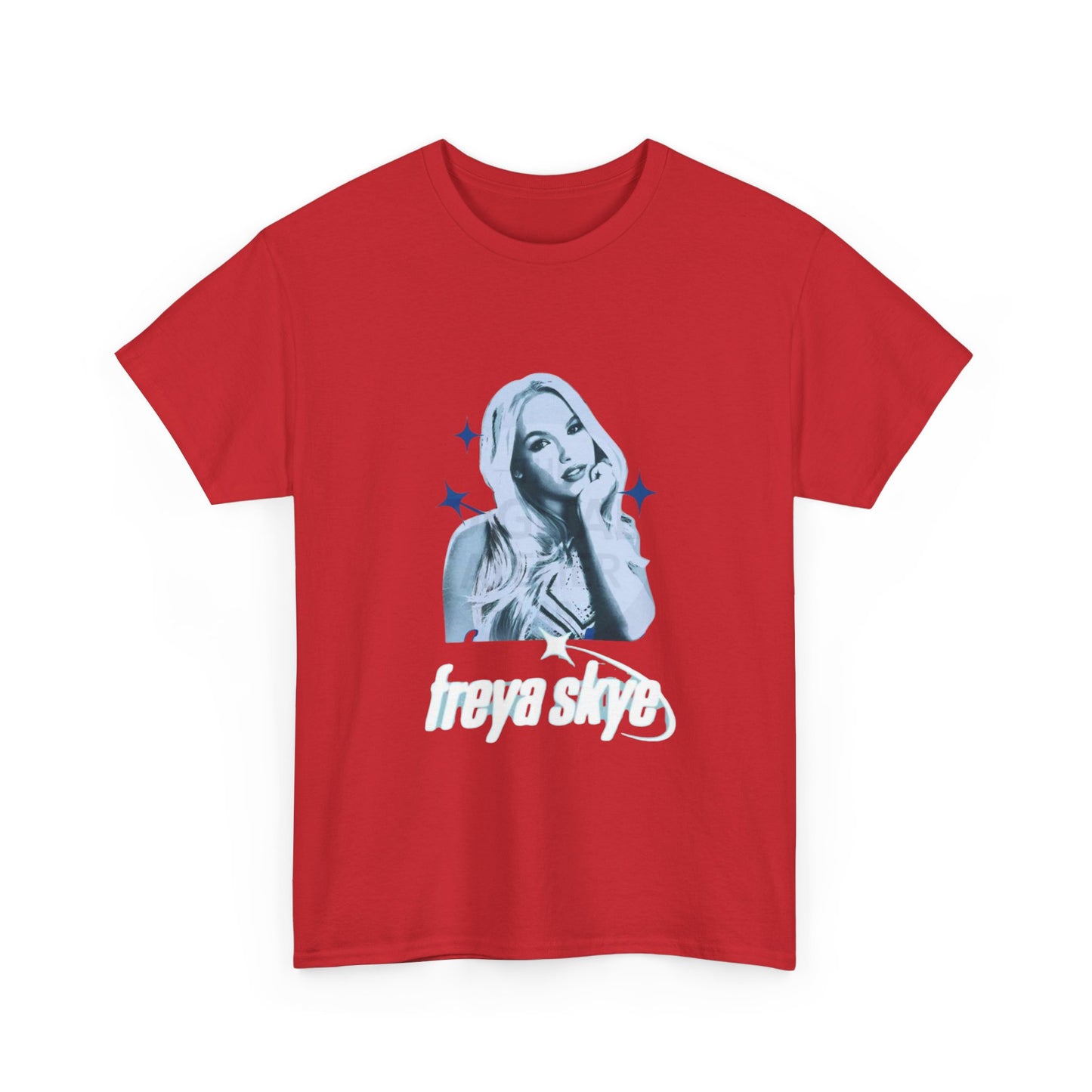 Freya Skye Graphic Tee — Retro Pop Star Portrait Shirt