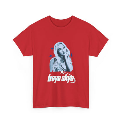 Freya Skye Graphic Tee — Retro Pop Star Portrait Shirt