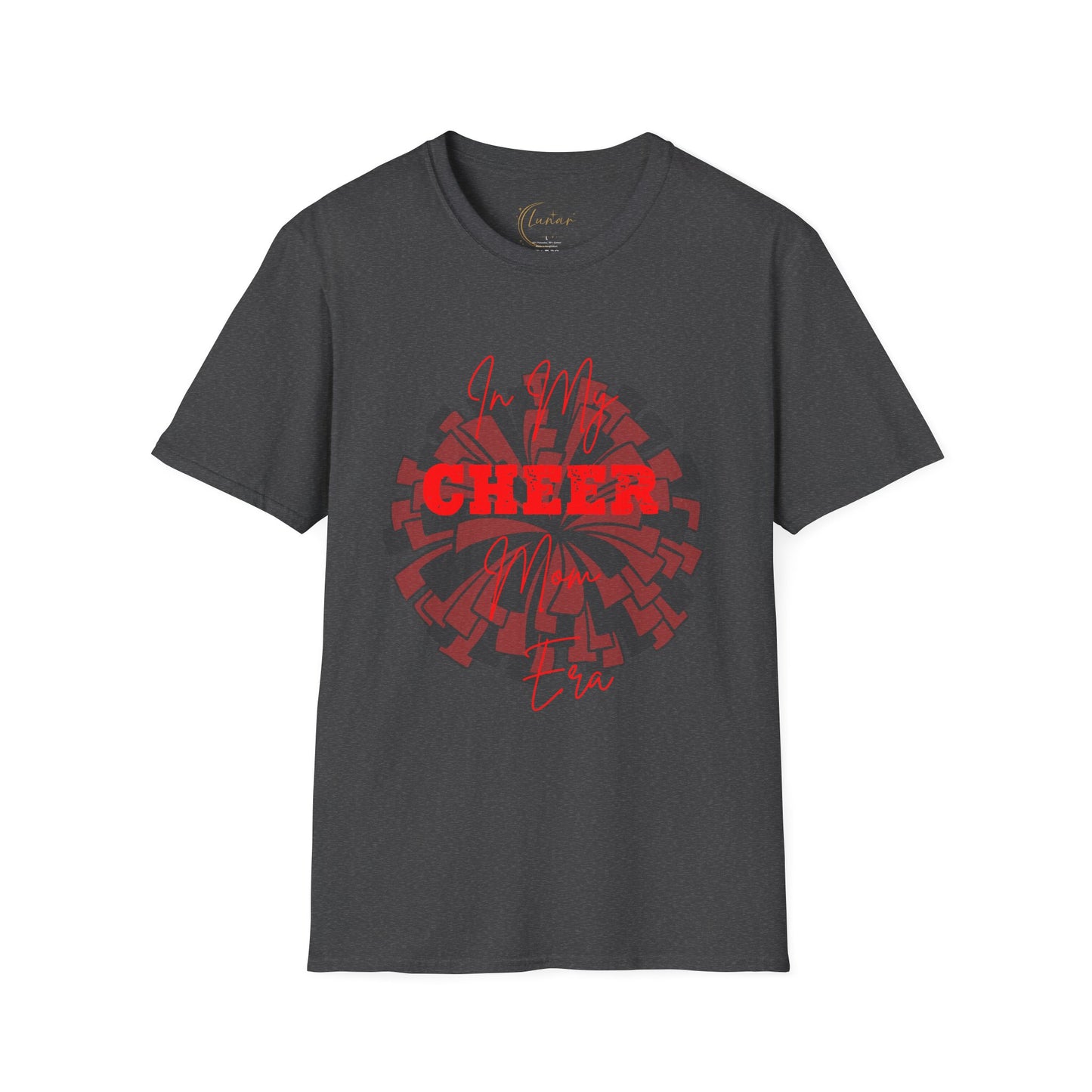 Cheer Mom T‑Shirt — "In My CHEER Mom Era" Pom Pom Graphic Tee