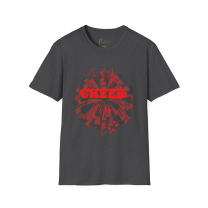 Cheer Mom T‑Shirt — "In My CHEER Mom Era" Pom Pom Graphic Tee