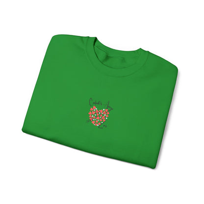 Embroidered Cupid's Arrow Merch-  Crewneck Sweatshirt