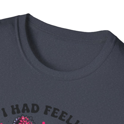 Skeleton Coffee Tee - "If I Had Feelings They'd Be For You" Graphic T-Shirt