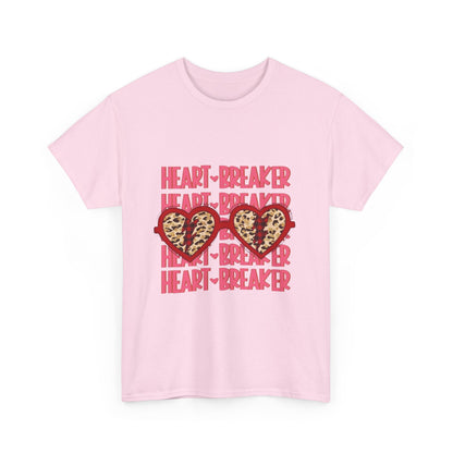 Heartbreaker Leopard Heart Graphic Tee