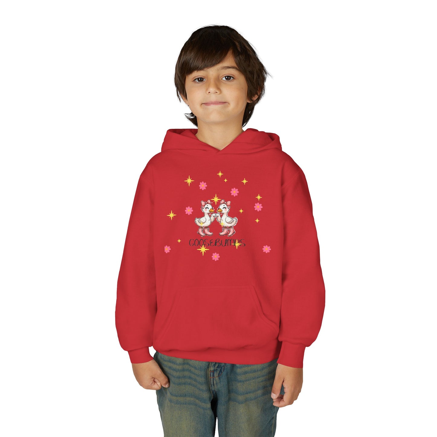 Goose Bumps! Youth Hoodie, Pet Lover Gift, Spring Fashion, Kids Sweatshirt, Birthday Present, Adorable Animal Design