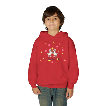 Goose Bumps! Youth Hoodie, Pet Lover Gift, Spring Fashion, Kids Sweatshirt, Birthday Present, Adorable Animal Design