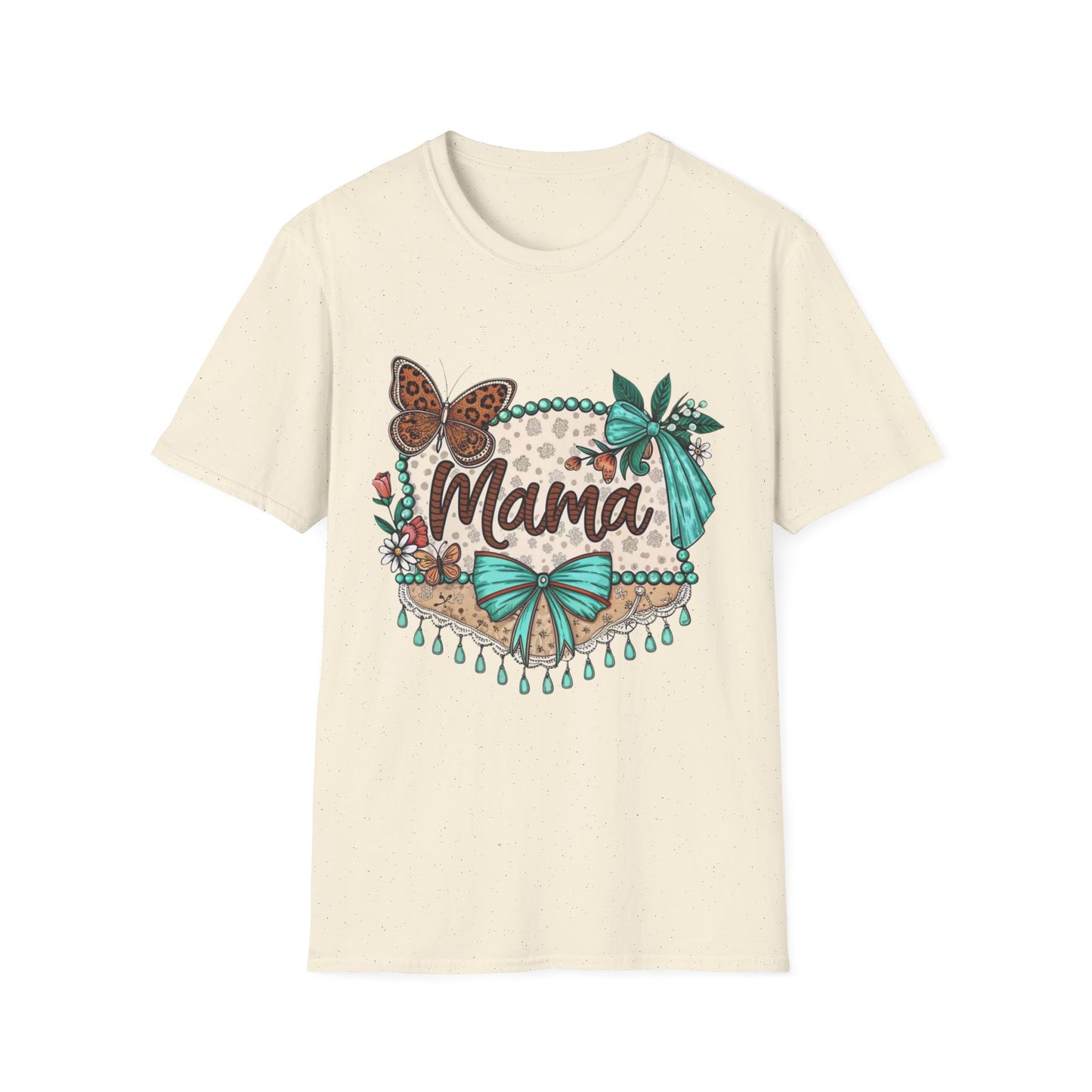 Mama Floral Tee — Boho Butterfly Mother’s Day T-Shirt