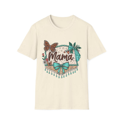 Mama Floral Tee — Boho Butterfly Mother’s Day T-Shirt