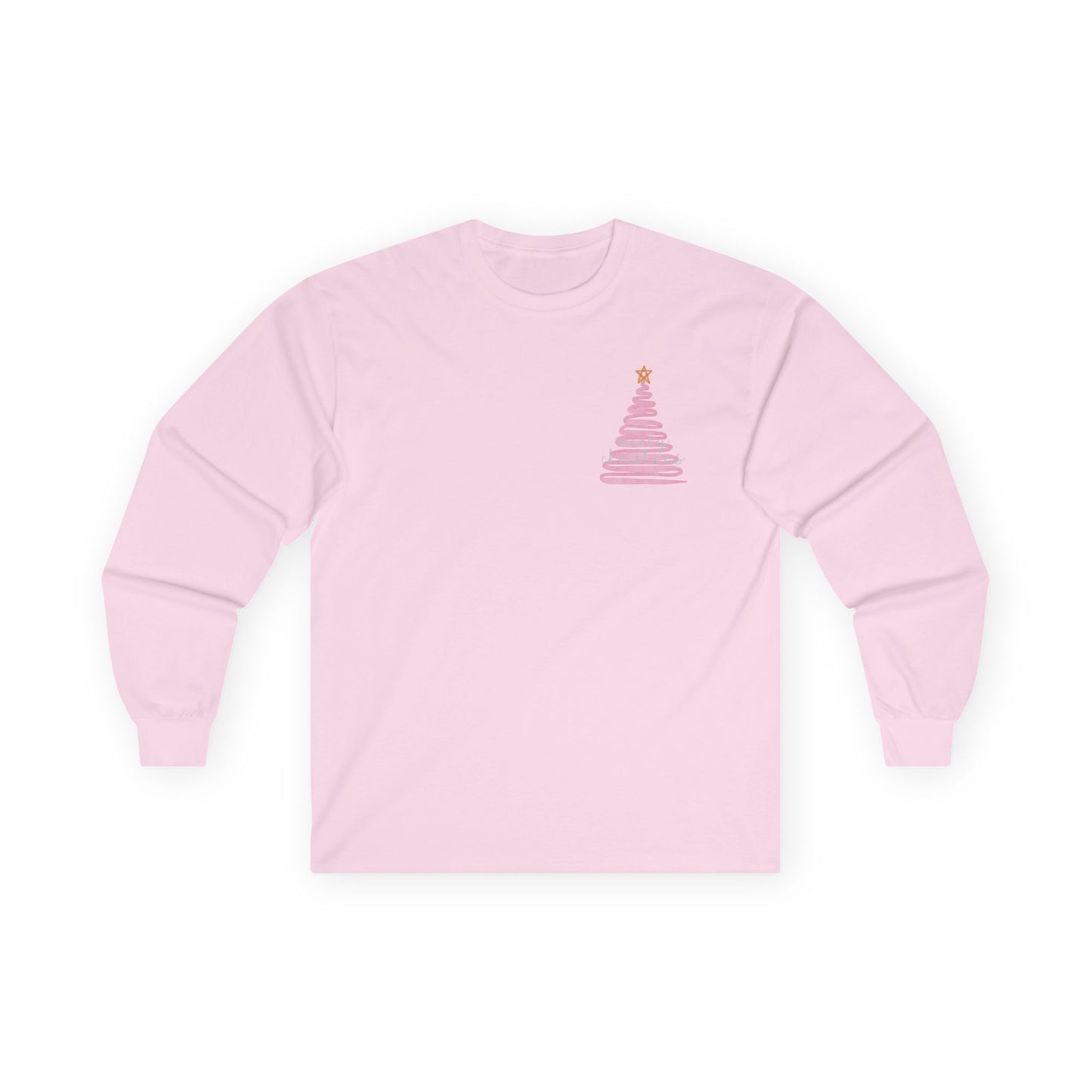 Pink Christmas Unisex Ultra Cotton Long Sleeve Tee