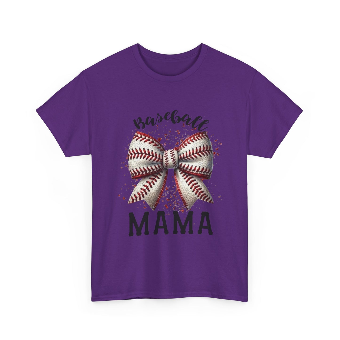 Baseball Mama T-Shirt – Mom Bow Soft Cotton Tee