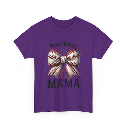 Baseball Mama T-Shirt – Mom Bow Soft Cotton Tee