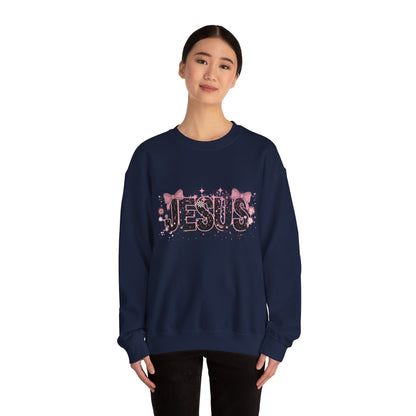 Jesus Floral Crewneck Sweatshirt – The Way The Truth The Life Christian Pullover