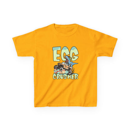 Kids T‑Shirt — 'Egg Crusher' Cartoon Truck Easter Tee