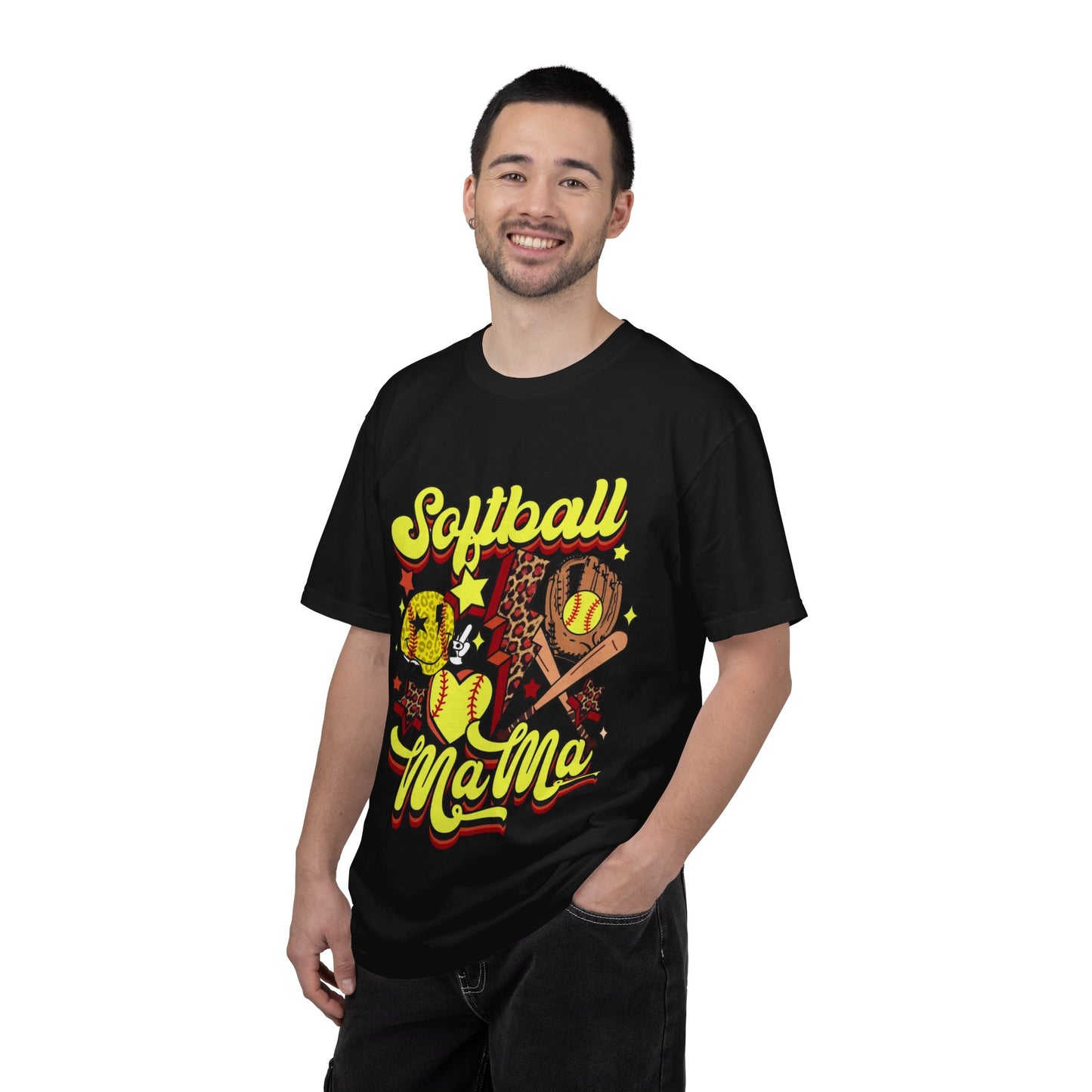 Softball Mama T-Shirt — Retro Softball Mom Graphic Tee
