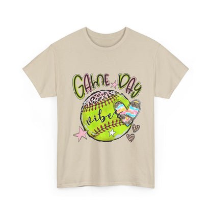 Softball- Game Day- Unisex Heavy Cotton Tee