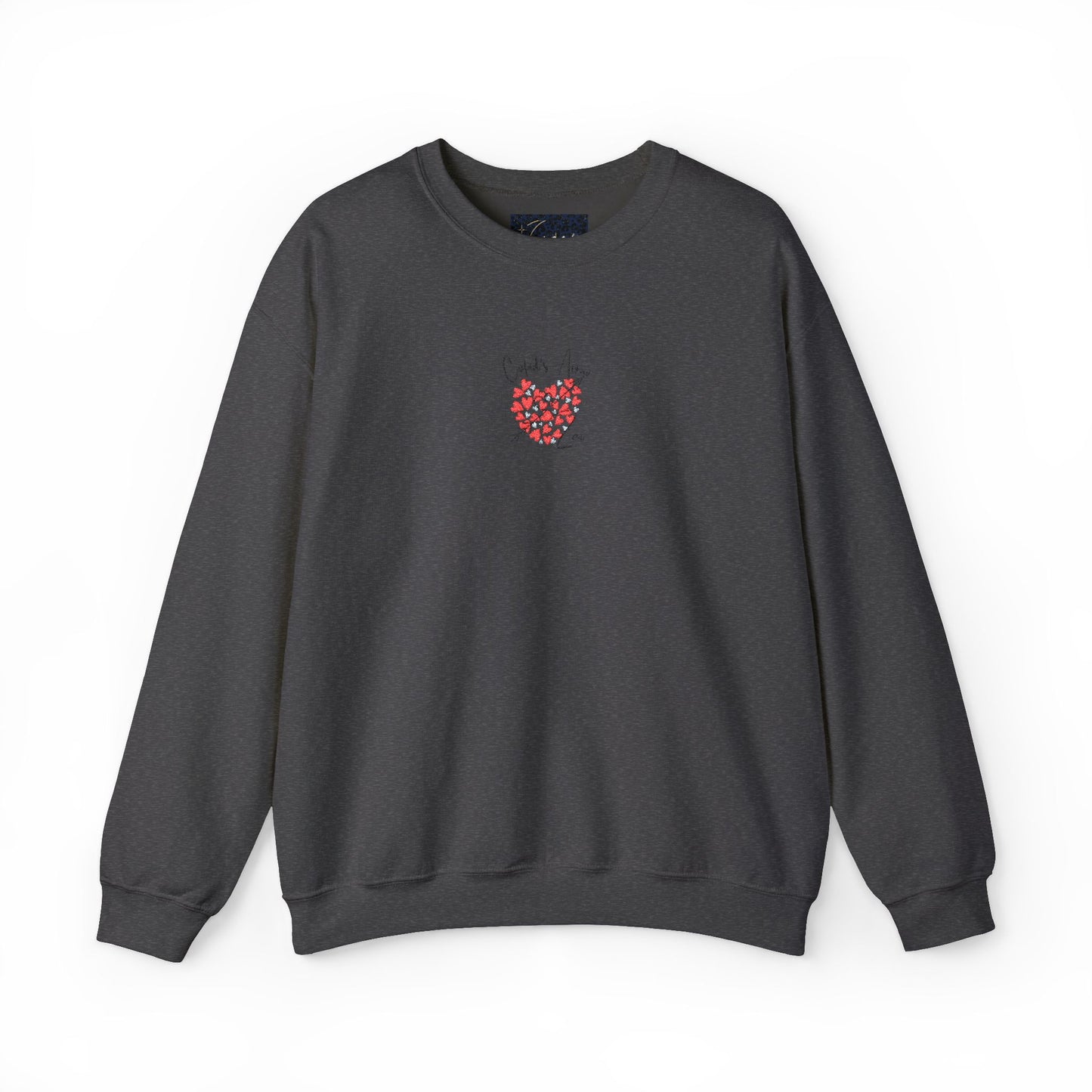Embroidered Cupid's Arrow Merch-  Crewneck Sweatshirt