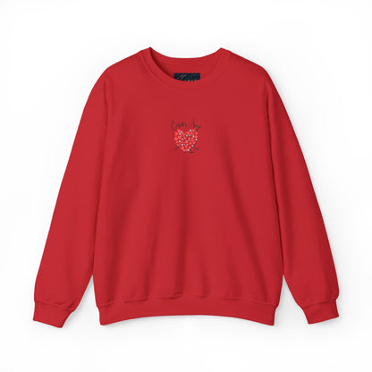 Embroidered Cupid's Arrow Merch-  Crewneck Sweatshirt