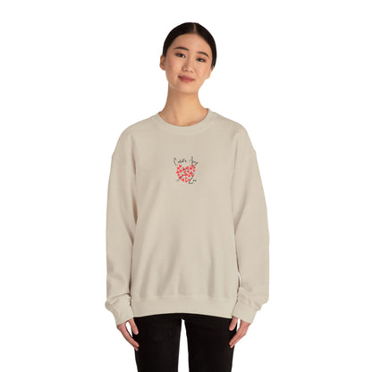 Embroidered Cupid's Arrow Merch-  Crewneck Sweatshirt
