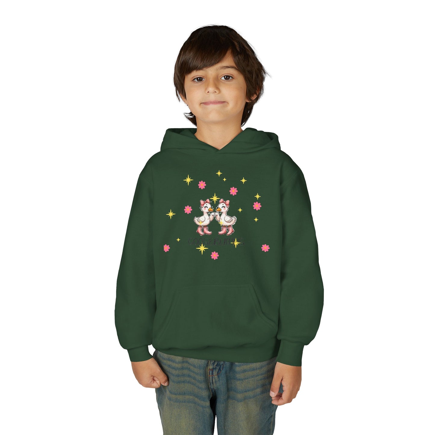 Goose Bumps! Youth Hoodie, Pet Lover Gift, Spring Fashion, Kids Sweatshirt, Birthday Present, Adorable Animal Design