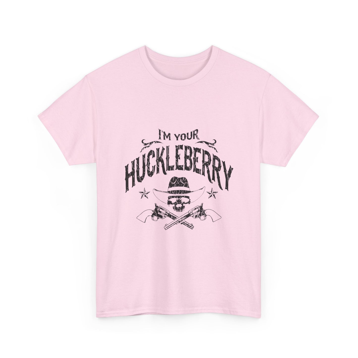 I'm Your Huckleberry T-Shirt — Vintage Western Skull & Pistols Tee