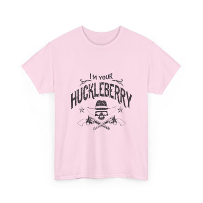 I'm Your Huckleberry T-Shirt — Vintage Western Skull & Pistols Tee
